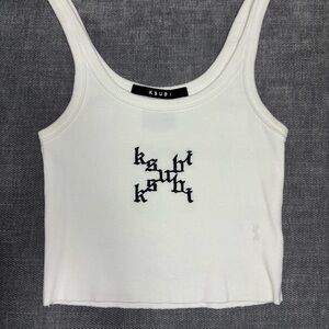 Ksubi Crop Tank Top